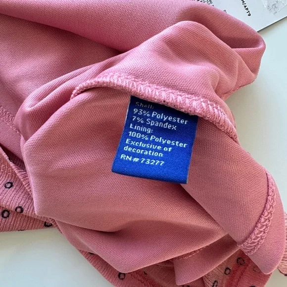 NWT Apt. 9 Pink Polka Dot High Neck Stretch Lined Sleeveless Blouse Size Small - Picture 9 of 9